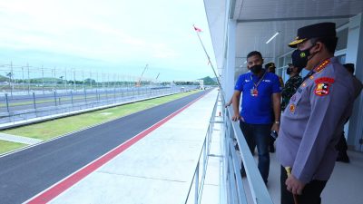 Kapolri Cek Kesiapan Pramusim MotoGP Mandalika