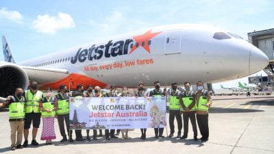 Bandara Internasional I Gusti Ngurah Rai – Bali Layani Jetstar Airways Rute Perdana Melbourne