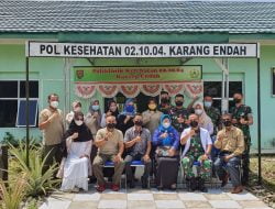 Dwipangga Medical Center Polkes 02.10.04 Karang Endah melakukan sosialisasi Yankes ke Kepala Desa binaan Yonkav 5/DPC