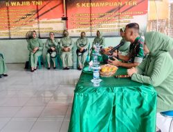 Awali Tugas Sebagai Dandim 0404 / Muara Enim , Letkol Arh Rimba Anwar  , Tinjau  Program Ketahanan Pangan Di Gelumbang