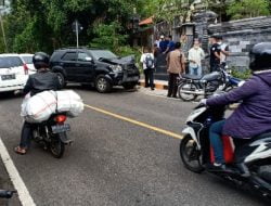 Laka Lantas Beruntun Di Gitgit, Bapak Dan Anak Tewas Di Tempat