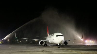 Qantas Airlines Terbang Perdana di Bandara Internasional I Gusti Ngurah Rai – Bali, Sudah Ada 12 Maskapai Internasional Beroperasi