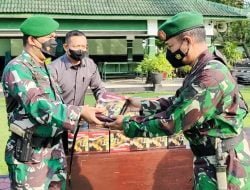 Prajurit Kodim Bojonegoro terima Susu Serdadu dari KSAD Jenderal TNI Dudung Abdurachman