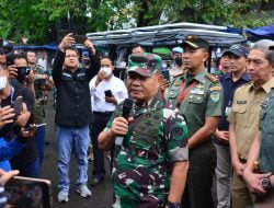 Cek Harga Minyak Goreng, Kasad Blusukan ke Pasar