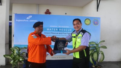 Pastikan Keselamatan Pengguna Jasa, Bandara I Gusti Ngurah Rai – Bali Gelar Latihan Water Rescue Bersama Basarnas