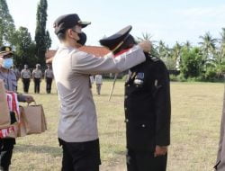 Enam Puluh Satu Personel Polres Buleleng Dinaikan Pangkatnya Dan Tiga Belas Orang Diwisuda Purnabakti