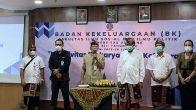 FISIP UNUD Gelar Acara Puncak Badan Kekeluargaan (BK) FISIP ke-13