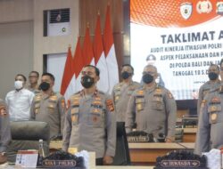 Kapolda Bali Sambut Kedatangan Tim Audit Kinerja Tahap II Itwasum Polri T.A. 2022