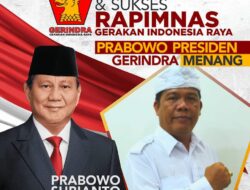 Ucapan Selamat Dan Sukses Untuk Rapimnas Dari Ketua DPC Gerindra Buleleng