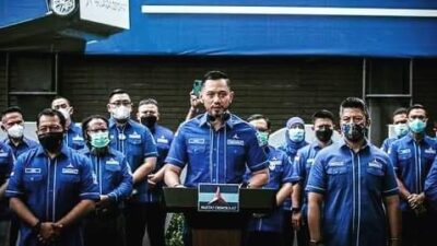 Ketua Umum Agus Yudhoyono Pimpin Langsung Pendaftaran Partai Demokrat ke KPU