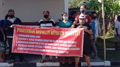 Paguyuban Deposan LPD Anturan Geruduk Kejari Buleleng Terkait Kasus LPD Anturan