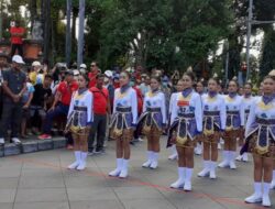 Semarakkan HUT RI ke-77, Pemkab Gianyar Gelar Lomba Gerak Jalan Tingkat Pelajar