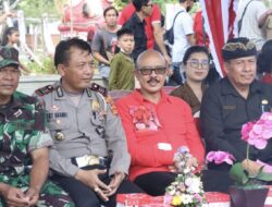 Serangkaian HUT RI Ke 77, Wabup Diar Lepas Karnaval Siswa PAUD Se Kabupaten Bangli