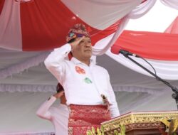 Apel Hut Kemerdekaan RI Ke-77 Di Pimpin Bupati Bangli Penuh hikmat