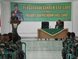 Danrem 044/Gapo : TNI Solid, Waspadai Yang Mengadu Dari Dalam