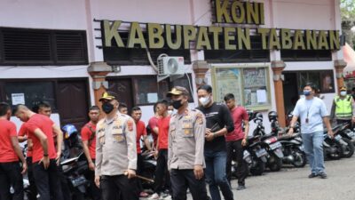 Kapolres Tabanan Pimpin Pengamanan Final Dan Penutupan Livoli Divisi I Kejuaraan Nasional Antar Club Tahun 2022