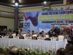 Wakapolri Bersama Kapolda Bali Laksanakan Tactical Floor Game (TFG) dalam Rangka Presidensi G-20