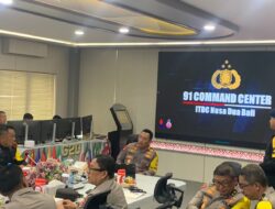 Kapolri Cek Kesiapan 91 Command Center Pastikan Pengamanan Kegiatan KTT G20 Berjalan Lancar