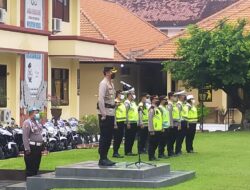 Kapolres Buleleng Pimpin Apel Gelar Pasukan, Tanda Operasi Zebra Agung 2022 Dimulai