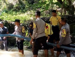 Kapolres Buleleng Berikan Bantuan Pipa Air Bersih di Alasangker