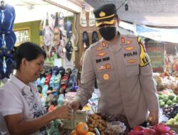 Sapa Pedagang di Pasar Anyar Singaraja, Ini Pesan Kapolres Buleleng!