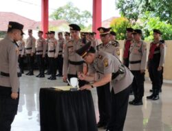 Kapolres Muara Enim Pimpin Sertijab Kapolsek Rambang Dangku