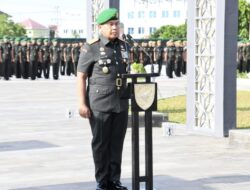 Danrem 044/Gapo Ikuti Upacara Ziarah Nasional dalam rangka Peringatan Hari Juang TNI AD ke-77 Tahun 2022