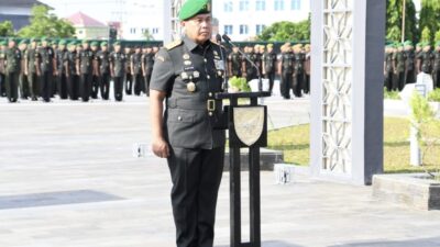 Danrem 044/Gapo Ikuti Upacara Ziarah Nasional dalam rangka Peringatan Hari Juang TNI AD ke-77 Tahun 2022