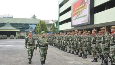 KODAM II/SRIWIJAYA Gelar Upacara Hari Juang TNI Angkatan Darat KE-77 Tahun 2022