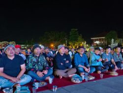 Bupati Bangli Gelar Nobar Final FIFA World Cup 2022 Di Alun- Alun Bangli