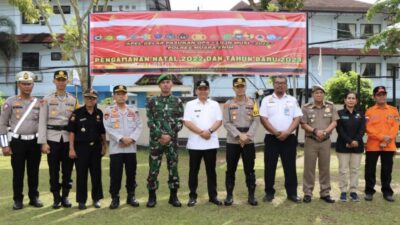 Polres Muara Enim Gelar Apel Pasukan Dalam Rangka Ops Lilin Musi 2022