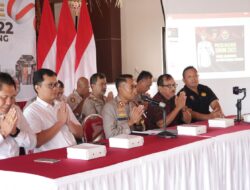 Kapolres Klungkung Pimpin Press Release Akhir Tahun 2022, Sampaikan Tentang Harkamtibmas