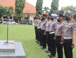 Kapolres Buleleng Pimpin Upacara Kenaikan Pangkat dan Personel Polres Buleleng Naik Pangkat Setingkat Lebih Tinggi