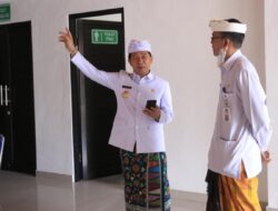 Monitoring 2 Proyek, Bupati Suwirta Kecewa Hasil Pengerjaan Tidak Sesuai