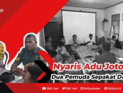 Nyaris Adu Jotos, Dua Pemuda Sepakat Damai