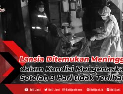 Lansia Ditemukan Meninggal dalam Kondisi Mengenaskan, Setelah 3 Hari tidak Terlihat