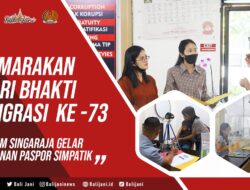 Semarakan Hari Bhakti Imigrasi Ke-73, Kanim Singaraja Gelar Layanan Paspor Simpatik