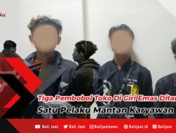 Tiga Pembobol Toko Di Giri Emas Ditangkap, Satu Pelaku Mantan Karyawan