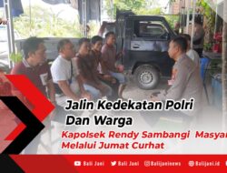 Jalin Kedekatan Polri Dan Warga , Kapolsek Rendy Sambangi Masyarakat Melalui Jumat Curhat