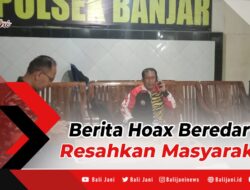 Berita Hoax Beredar Resahkan Masyarakat