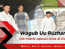 Wagub Uu Ruzhanul Cek Pabrik Jajanan Anak di Ciamis