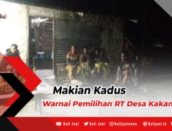 Makian Kadus Warnai Pemilihan RT Desa Kakan TTS