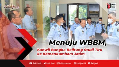 Menuju WBBM, Kanwil Bangka Belitung Studi Tiru ke Kemenkumham Jatim