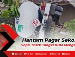 Hantam Pagar Sekolah, Sopir Truck Tangki BBM Mengantuk