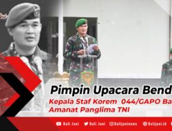 Pimpin Upacara Bendera, Kepala Staf Korem 044/GAPO Bacakan Amanat Panglima TNI
