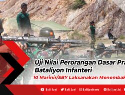 Uji Nilai Perorangan Dasar Prajurit Bataliyon Infanteri 10 Marinir/SBY Laksanakan Menembak Dasar