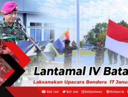Lantamal IV Batam Laksanakan Upacara Bendera 17 Januari 2023
