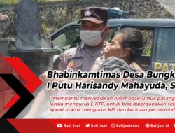 Sosok Bripka Harisandy Mahayuda Babhinkamtibmas Desa Bungkulan