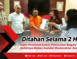 Ditahan Selama 2 Hari, Sopir Freeland Kasus Pencurian Bagasi WNA Akhirnya Bebas melalui Restorative Justice