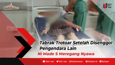 Tabrak Trotoar Setelah Disenggol Pengendara Lain Ni Made S Meregang Nyawa